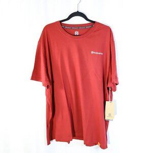 NWT Husqvarna Xplorer Size 3XL 100% cotton (sun dried tomato) red work/t-shirt
